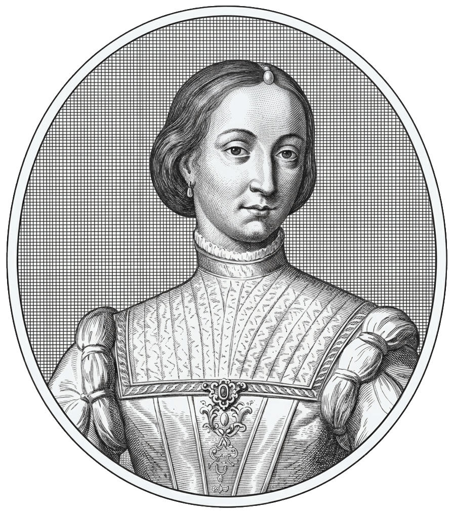 Sygaea medallion — portrait of Luisa Sigea